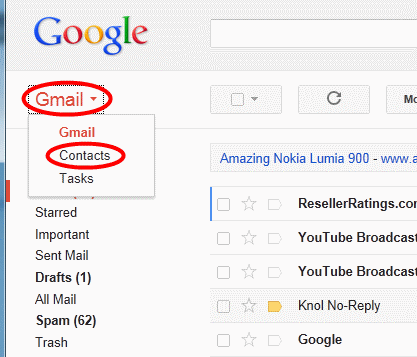 Gmail Email window